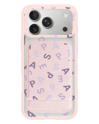 iPhone Magnetic Multifold Wallet - Aespa Monogram
