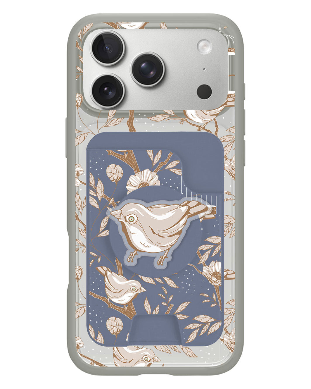 iPhone Magpop Wallet - Lovebird Monochrome 3.0