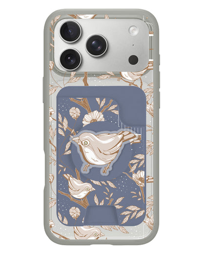 iPhone Magpop Wallet - Lovebird Monochrome 3.0