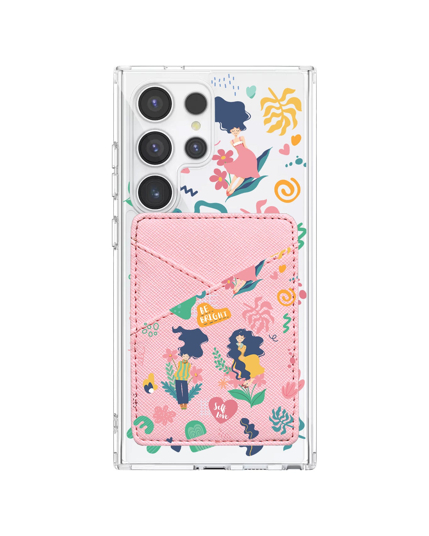Android Phone Wallet Case - Self Love Sticker pack 2.0