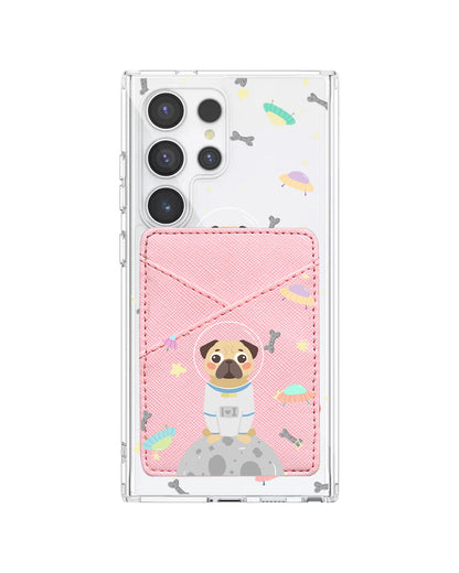 Android Phone Wallet Case - Pugstronaut