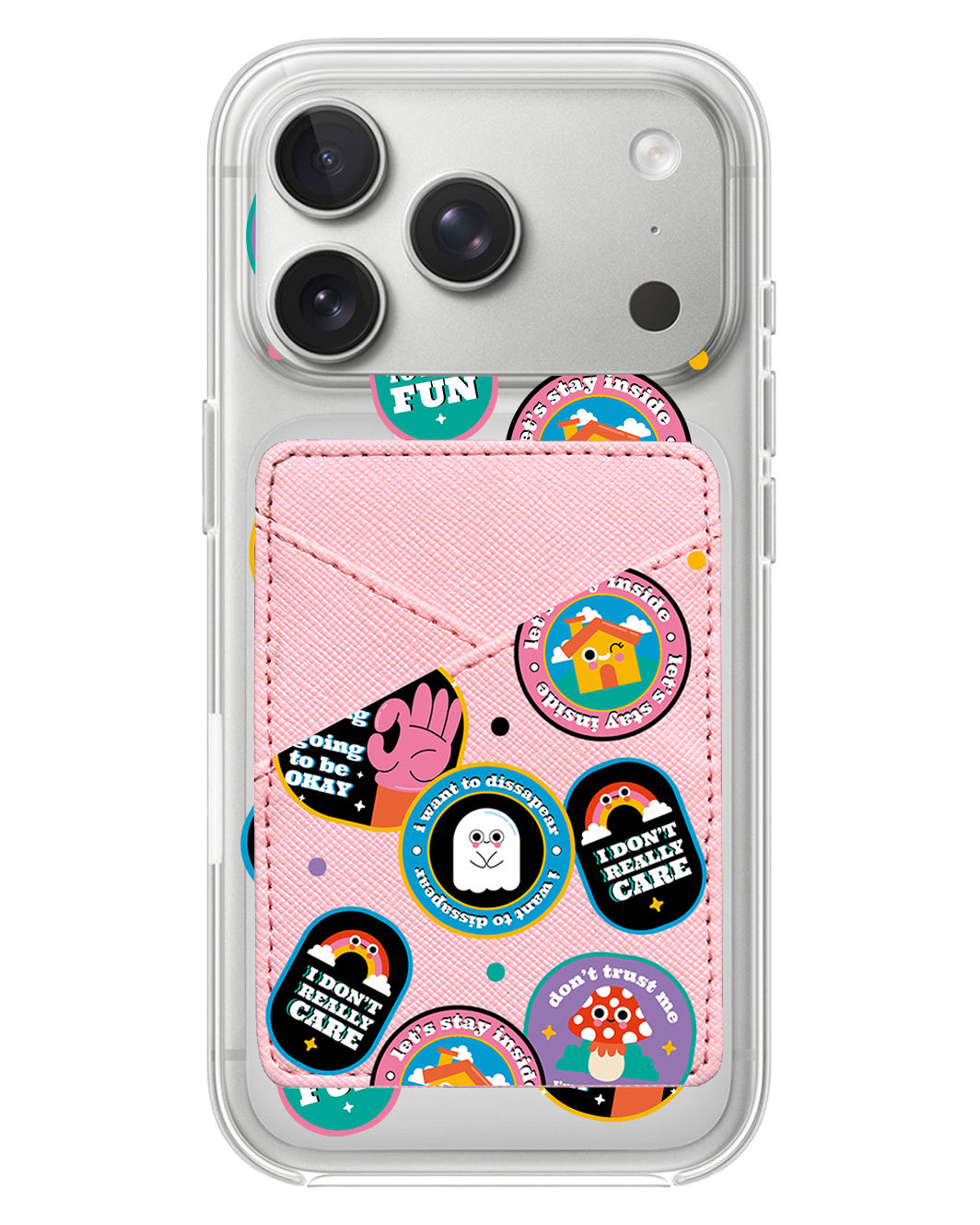 iPhone Phone Wallet Case - Monster Sticker Pack