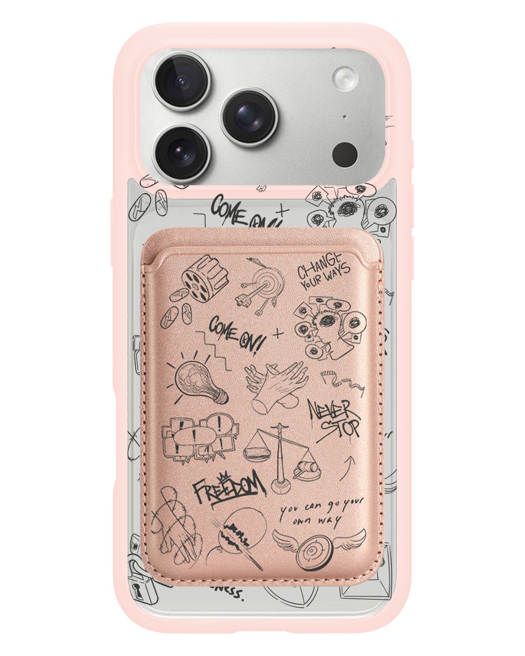 iPhone Magnetic Wallet Case - Freedom