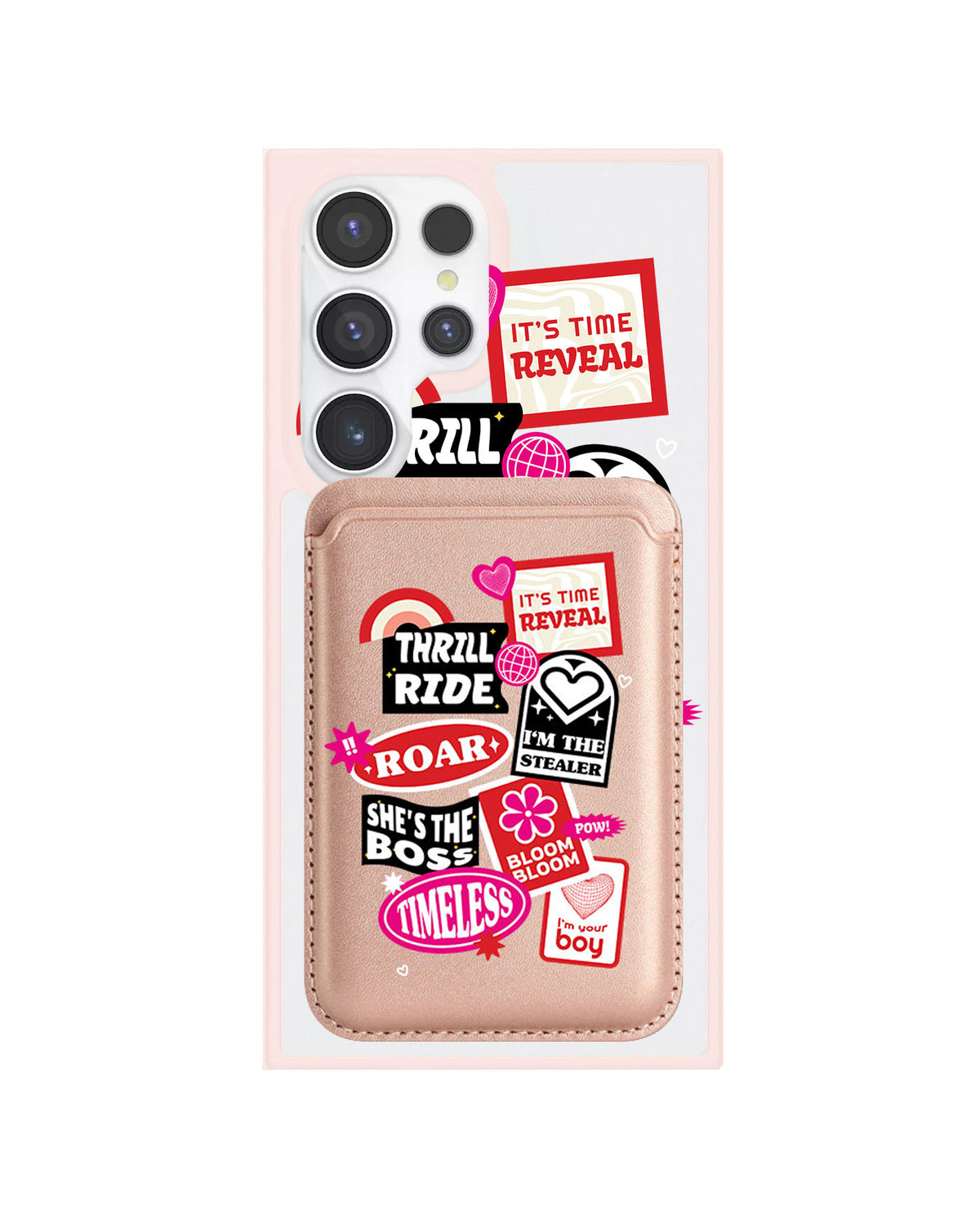 Android Magnetic Wallet Case - The Boyz Song Sticker Pack