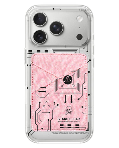 iPhone Phone Wallet Case - Circuit Black