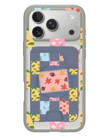 iPhone Magpop Wallet - Four Seasons Stamps