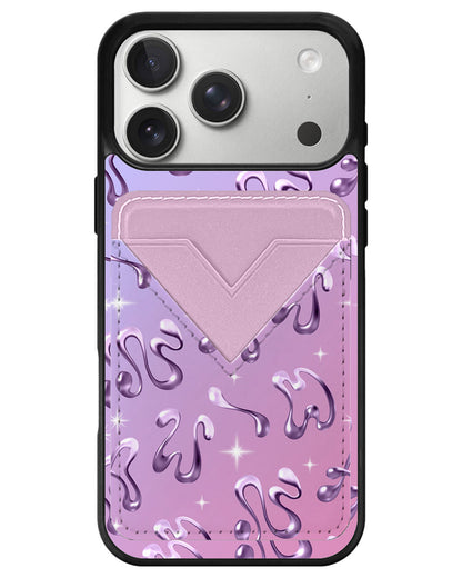 iPhone Avant Wallet Case - Chrome Monogram 4.0
