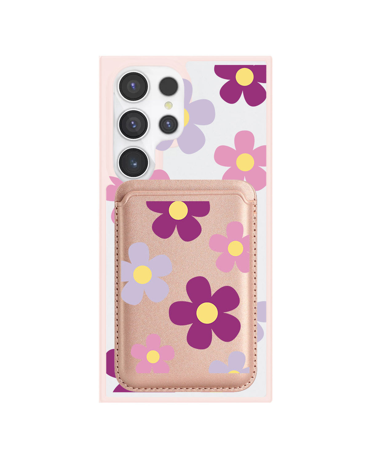 Android Magnetic Wallet Case - Daisy Paradise