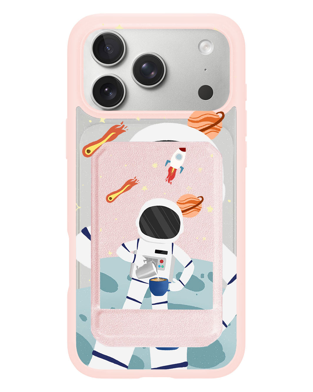 iPhone Magnetic Multifold Wallet - Baristronaut