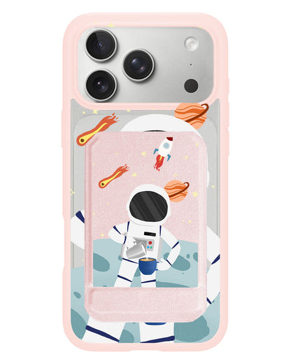 iPhone Magnetic Multifold Wallet - Baristronaut