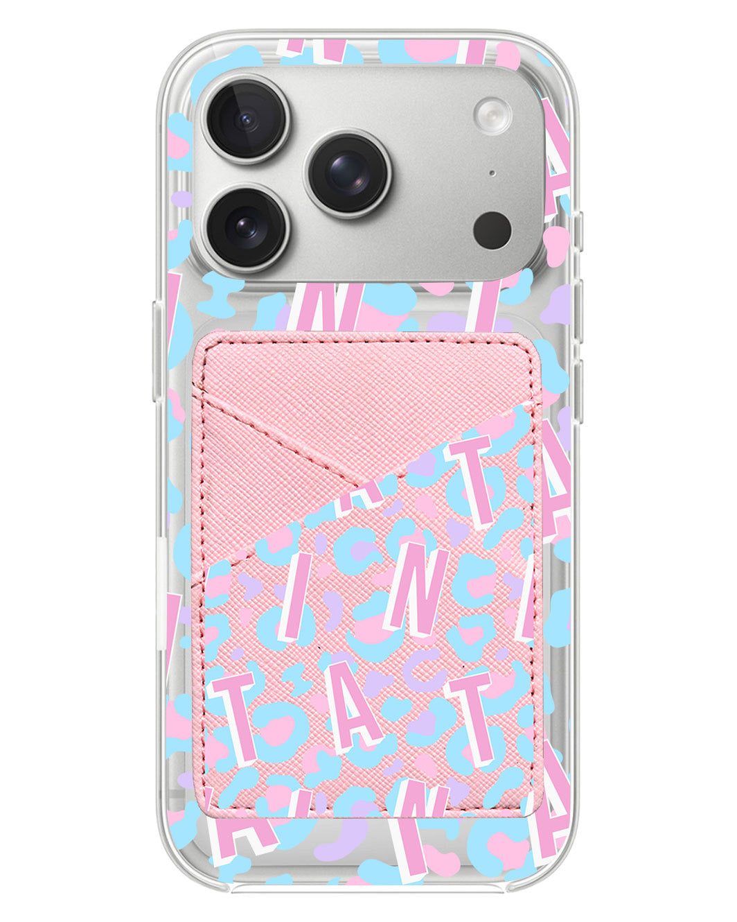 iPhone Phone Wallet Case - Leopard Monogram 6.0