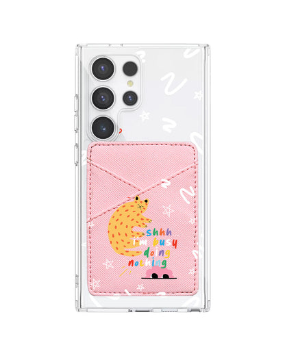 Android Phone Wallet Case - Busy Doing Nothing