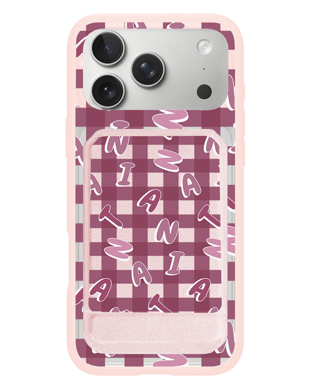iPhone Magnetic Multifold Wallet - Checkered Monogram 2.0