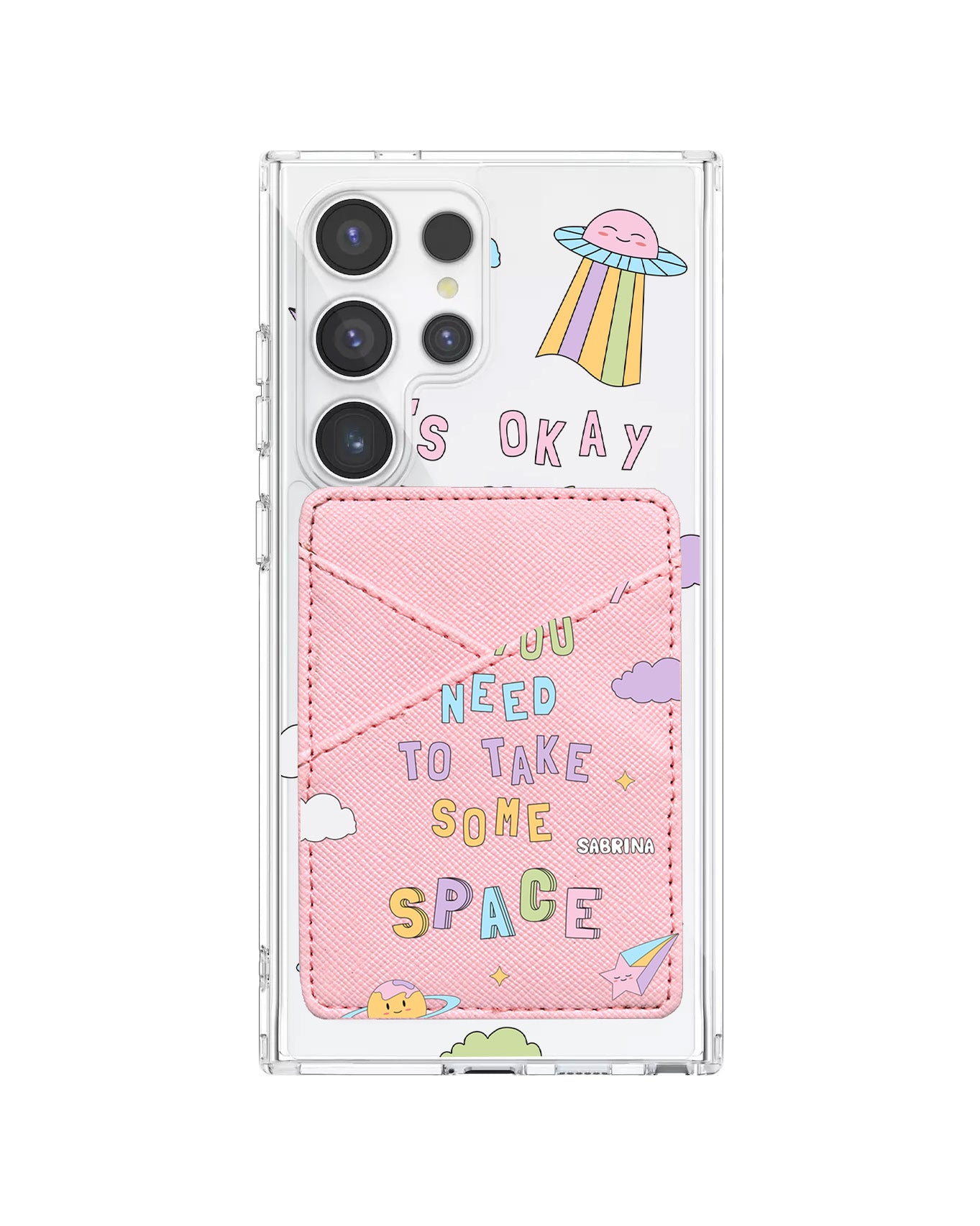 Android Phone Wallet Case - Space