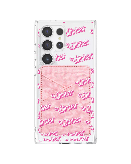 Android Phone Wallet Case - Barbie Monogram