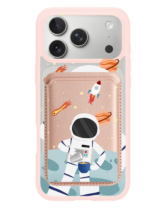 iPhone Magnetic Wallet Case - Baristronauts