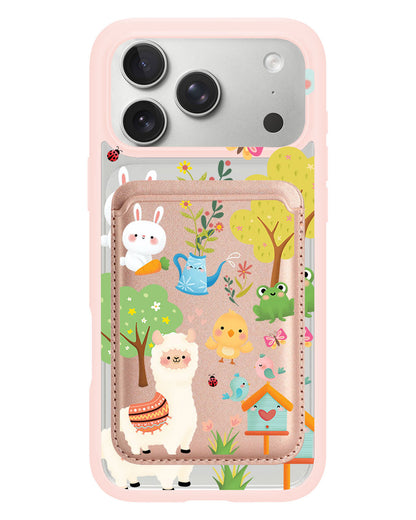 iPhone Magnetic Wallet Case - Spring