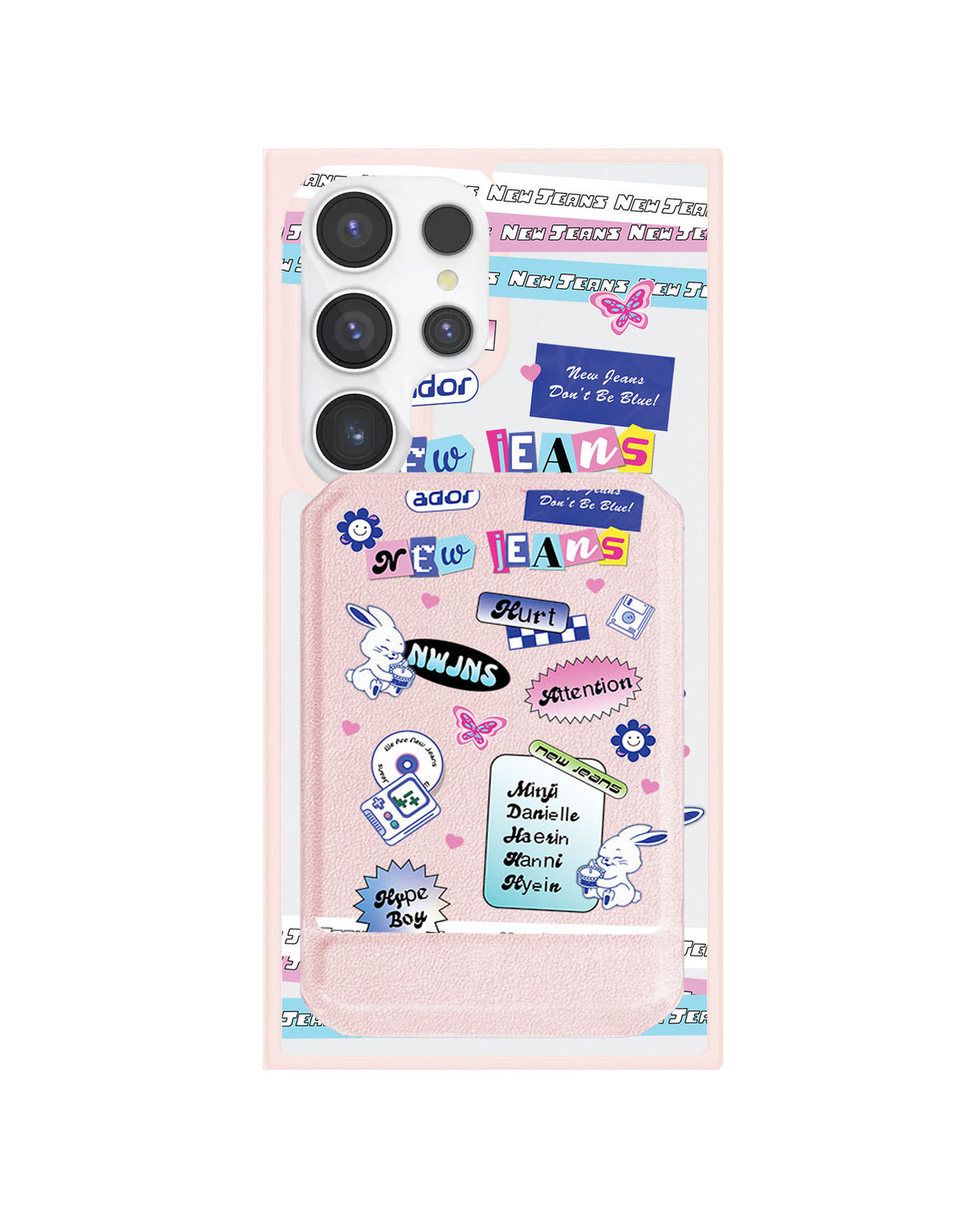 Android Magnetic Multifold Wallet - New Jeans Sticker