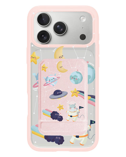 iPhone Magnetic Multifold Wallet - Galaxy