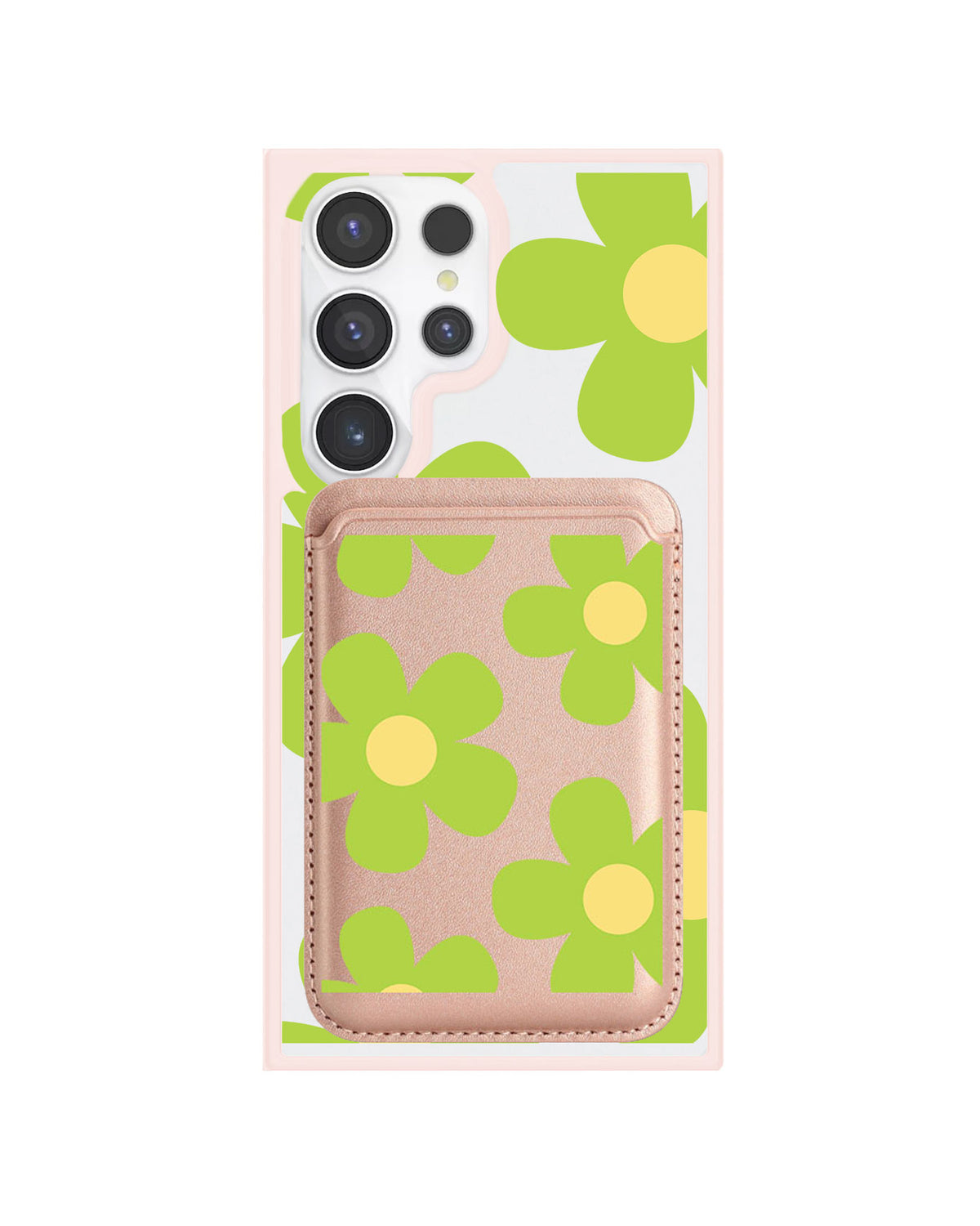 Android Magnetic Wallet Case - Daisy Bloom