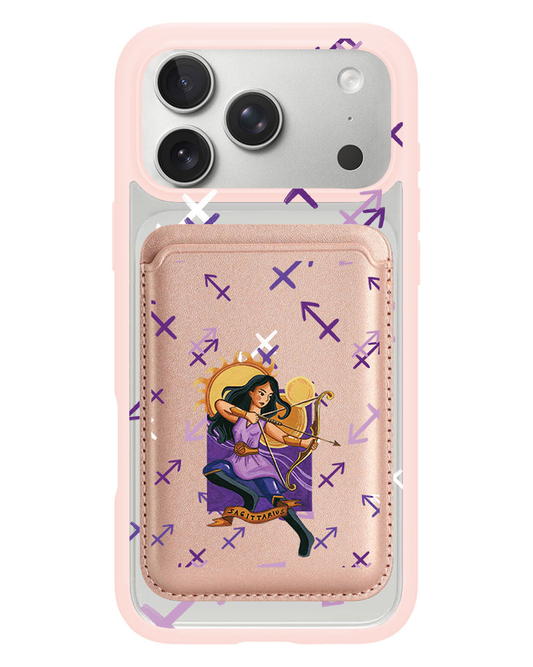 iPhone Magnetic Wallet Case - Sagitarius