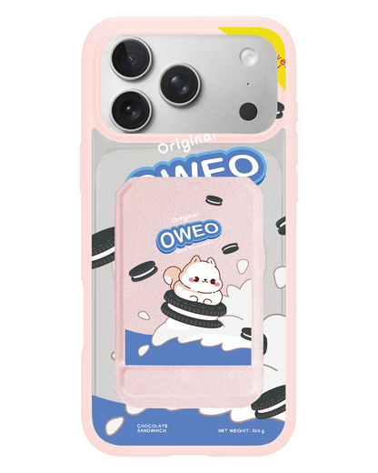 iPhone Magnetic Multifold Wallet - Oweo Dog
