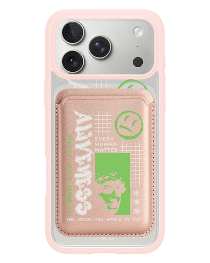iPhone Magnetic Wallet Case - Alive