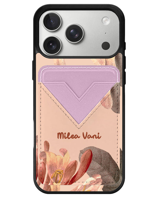 iPhone Avant Wallet Case - June Honey Suckle