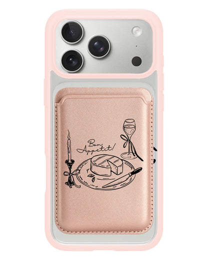 iPhone Magnetic Wallet Case - Bon Appetit