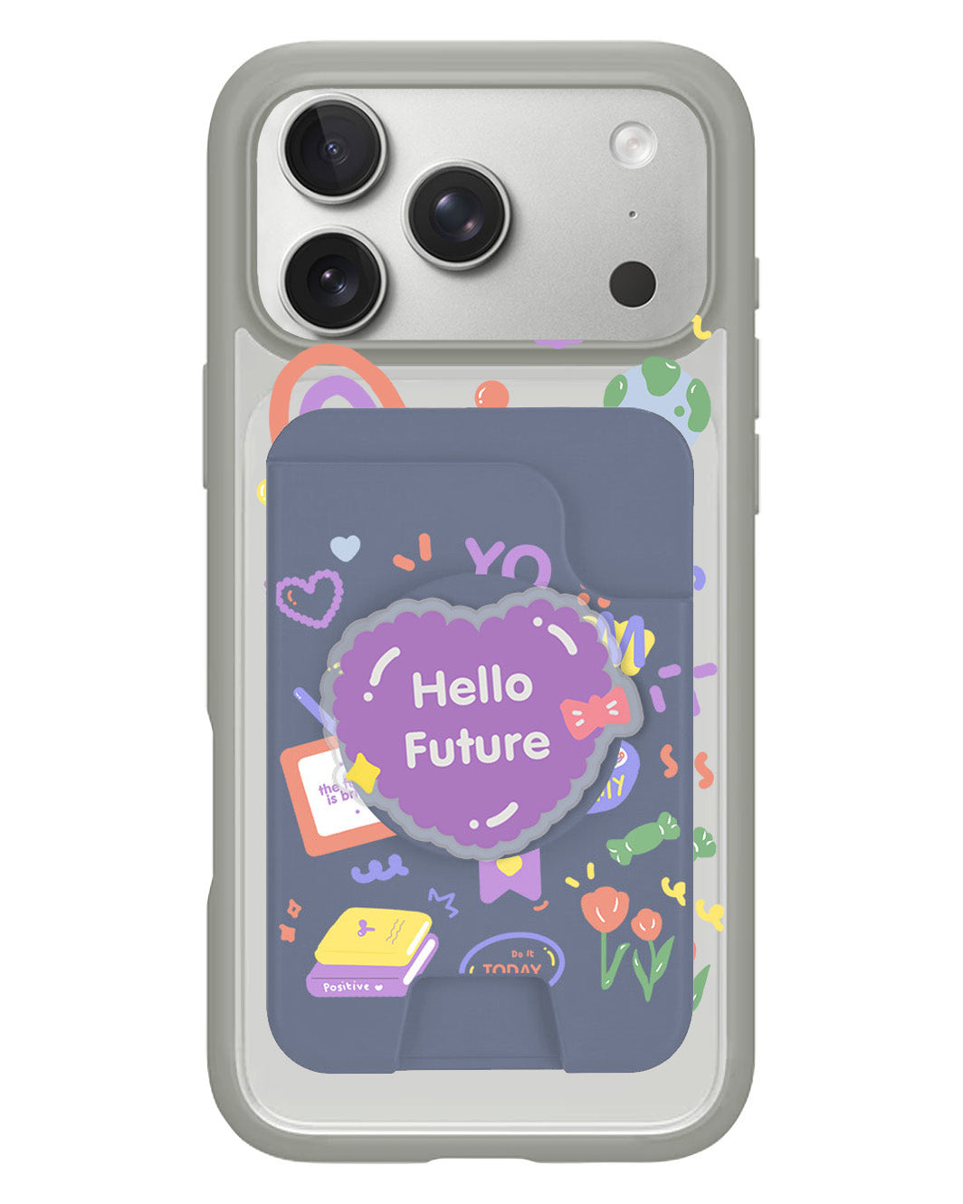 iPhone Magpop Wallet - Hello Future