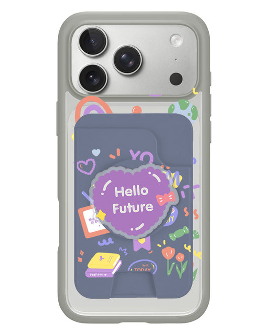 iPhone Magpop Wallet - Hello Future