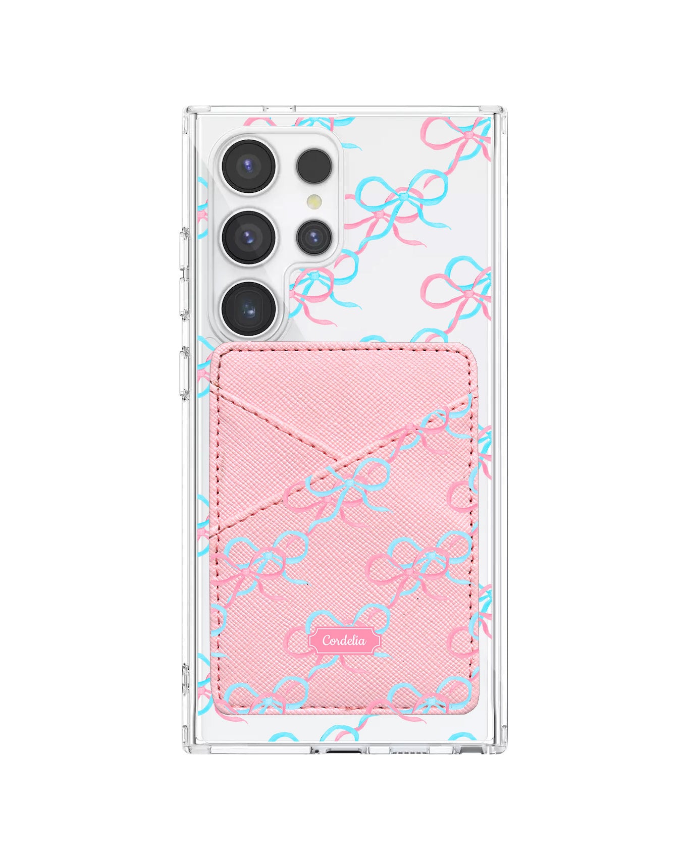 Android Phone Wallet Case - Coquette Overlap Bow