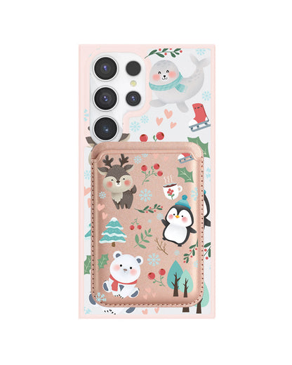 Android Magnetic Wallet Case - Winter