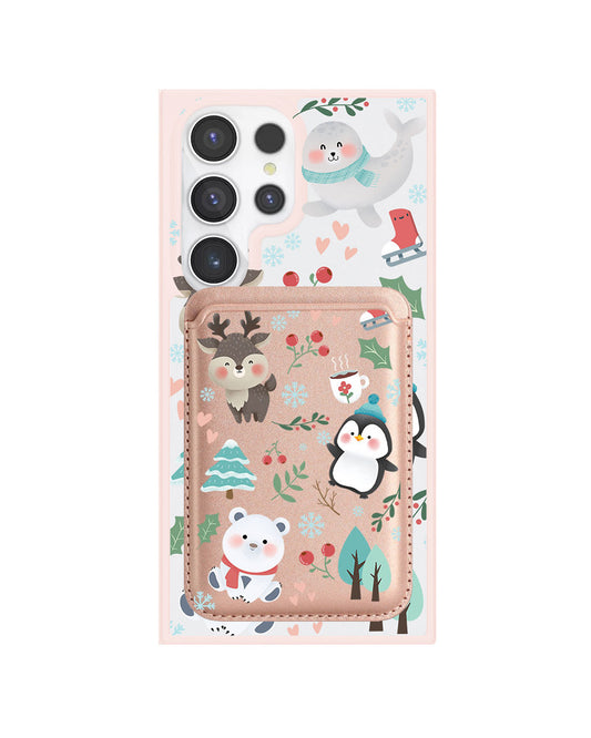 Android Magnetic Wallet Case - Winter