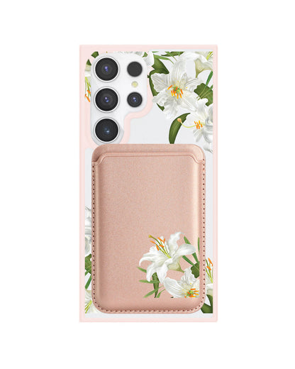 Android Magnetic Wallet Case - May Lily Of The Valley