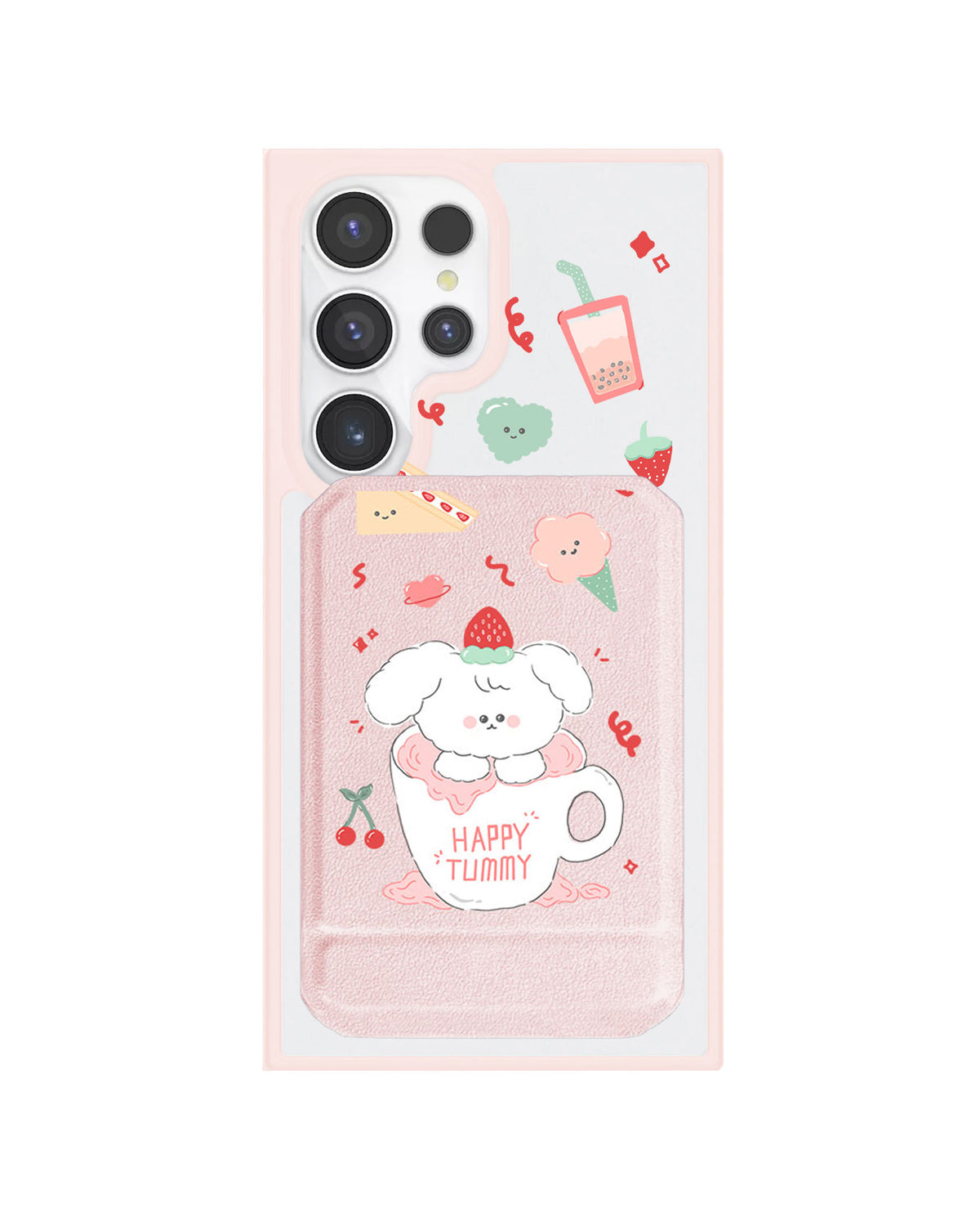 Android Magnetic Multifold Wallet - Happy Tummy