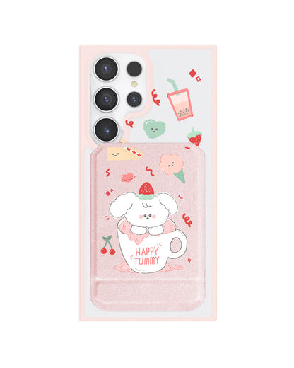 Android Magnetic Multifold Wallet - Happy Tummy