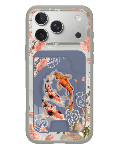 iPhone Magpop Wallet - Oil Painting Koi