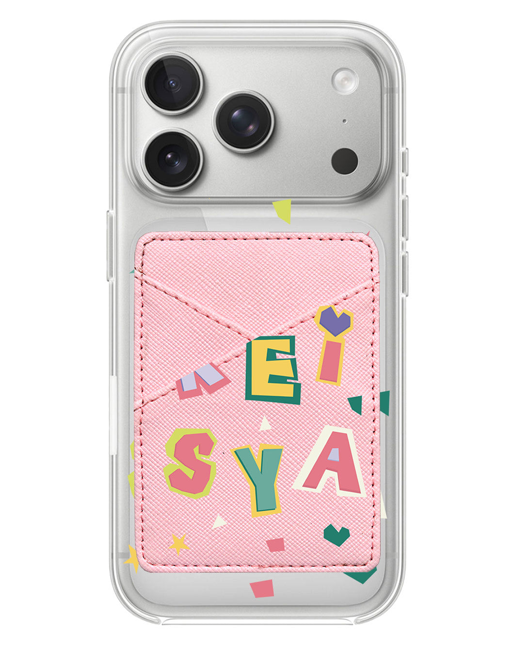 iPhone Phone Wallet Case - Adorable Monogram 4.0