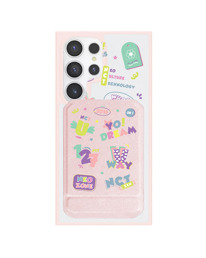 Android Magnetic Multifold Wallet - NCT Sticker Pack