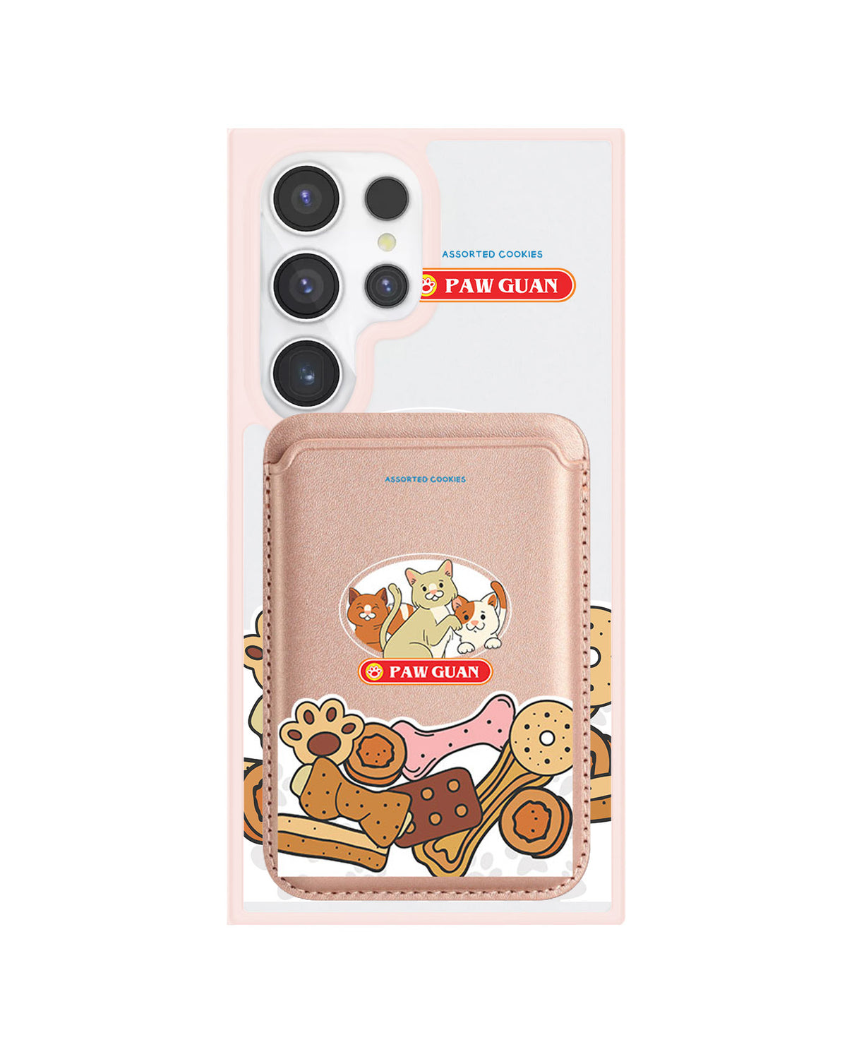 Android Magnetic Wallet Case - Pawguan Cat