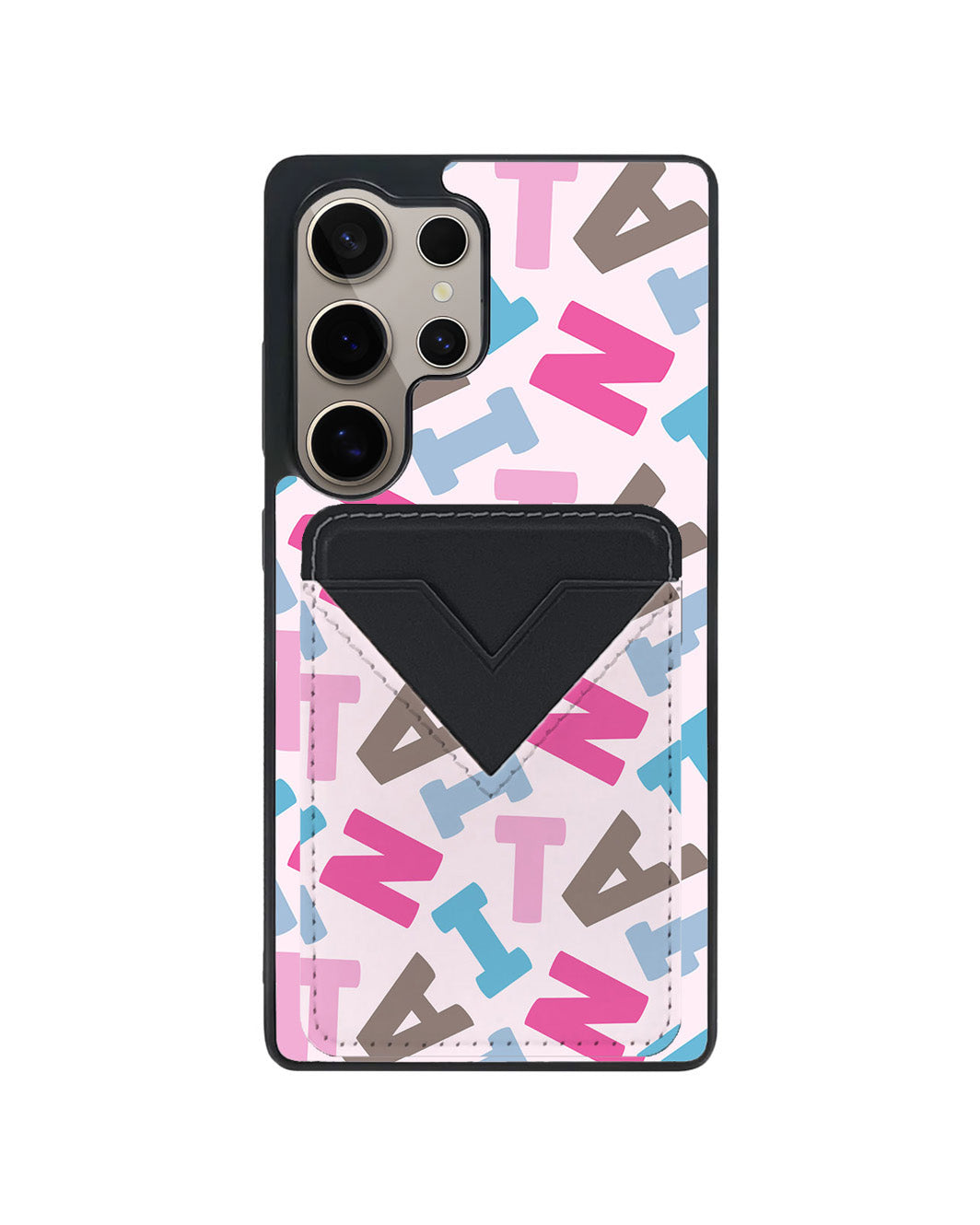 Android Avant Wallet Case - Scattered Monogram 2.0