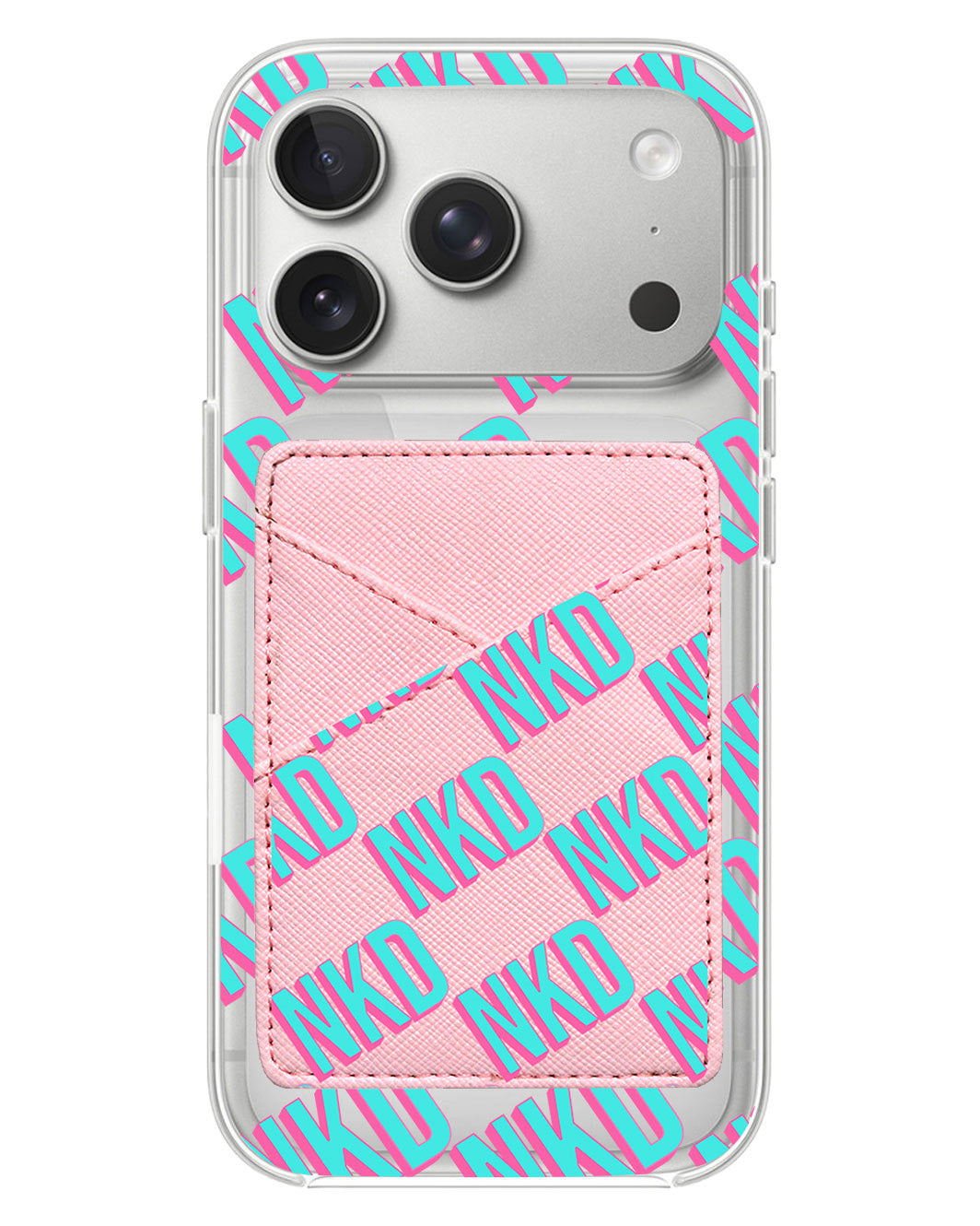 iPhone Phone Wallet Case - Diagonal Initial Monogram 4.0