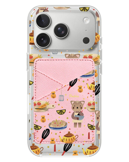iPhone Phone Wallet Case - Cooking Cat