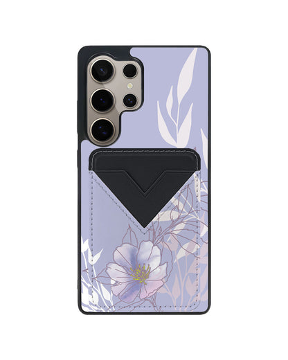 Android Avant Wallet Case - Purple Lily