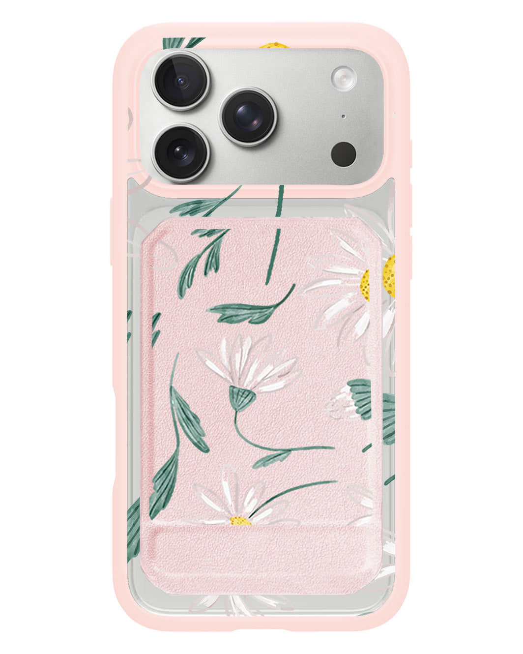 iPhone Magnetic Multifold Wallet - April Daisy