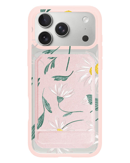iPhone Magnetic Multifold Wallet - April Daisy