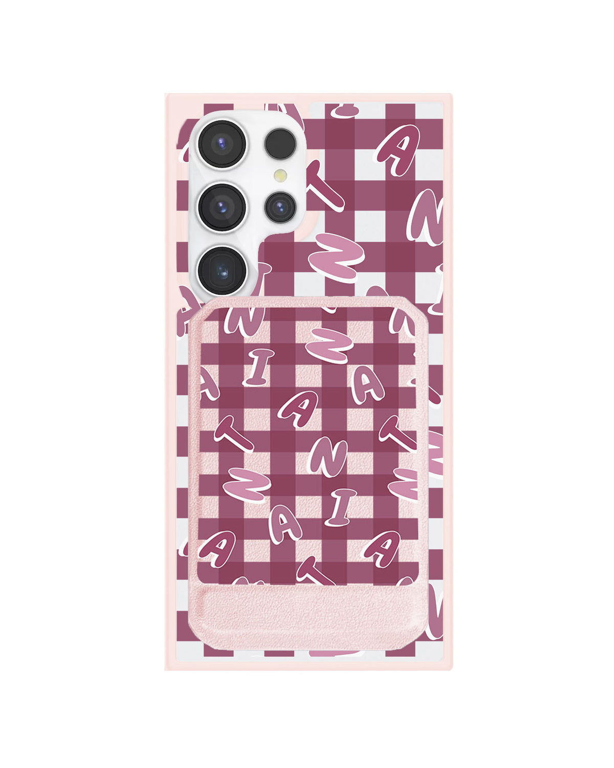 Android Magnetic Multifold Wallet - Checkered Monogram 2.0