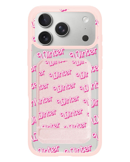 iPhone Magnetic Multifold Wallet - Barbie Monogram