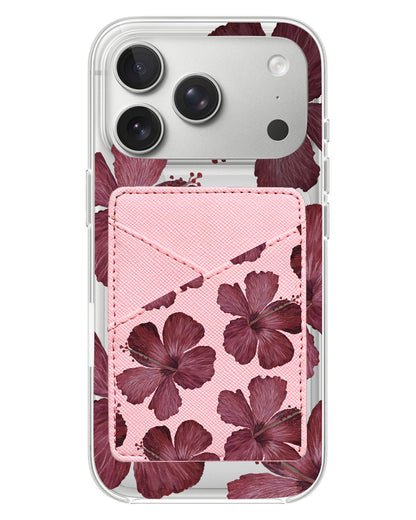 iPhone Phone Wallet Case - Hibiscus